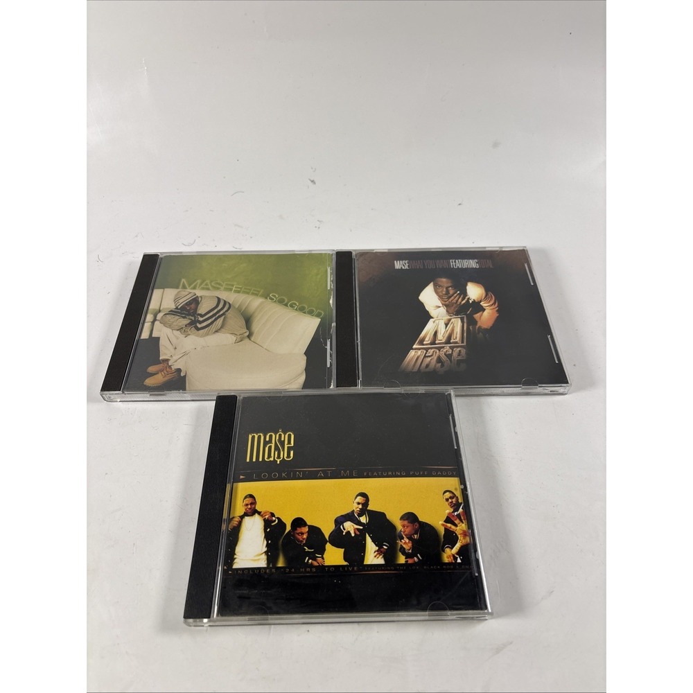 Mase CD Single Lot (3) Feel So Good What You Want Lookin At Me Bad Boy Hip Hop